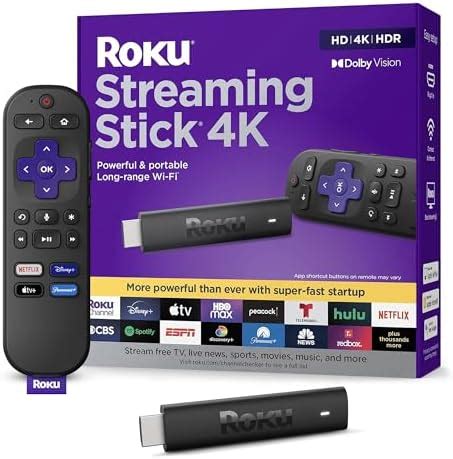 Roku Express K Streaming Player Hd K Hdr With Roku Voice Remote