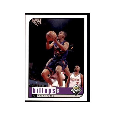 Ud Choice Chauncey Billups Basketball Cards Ebay