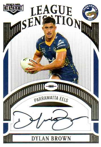 Nrl Elite League Sensation White Signature Ls Dylan Brown Eels