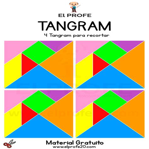 Figuras de tangram para niños juego