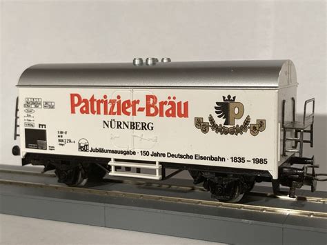 Patrizier Bräu 2 Märklin HO Beer Wagons and Miniature Models