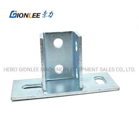 Galvanized Four Hole Fitting Right Angle Four Hole Connector Thick