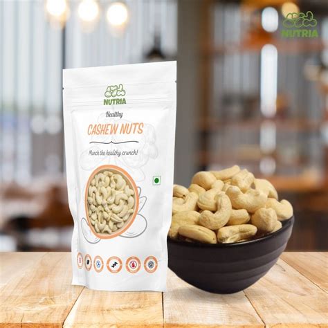 Standard Whole Cashews G W Gram At Pack In