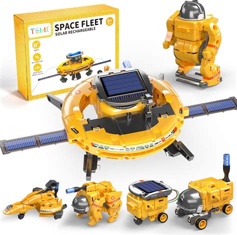 Stem Projects For Kids Age 8 14 6 In 1 Solar Robot Space