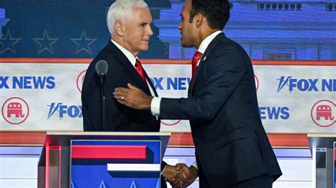 Ramaswamy Pence Debate Clash Exposes Divide In Republican Party The