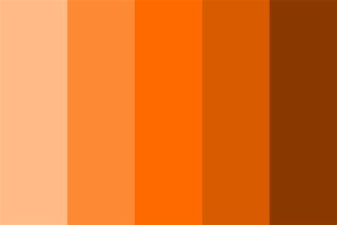 Sunset Oranges Color Palette