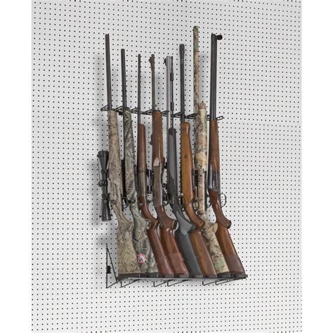 Rifle Wall Display Peg Board Sku Rack Em Racks