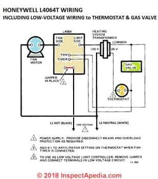 How To Install Wire The Fan Limit Controls On Furnaces Honeywell