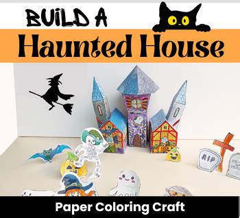 Build a Haunted House Craft - HALLOWEEN Craft by Bellas Venture | TPT