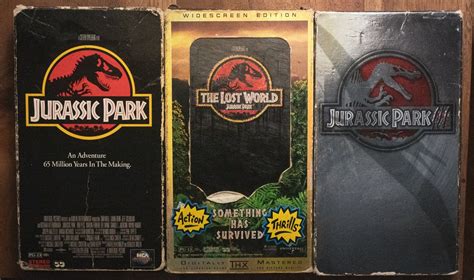 Jurassic Park Vhs Collection Etsy