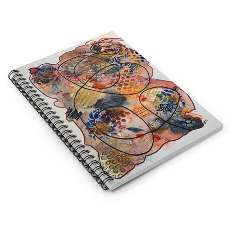 Red Heart Spiral Notebook For Notes Shopping Lists Etsy