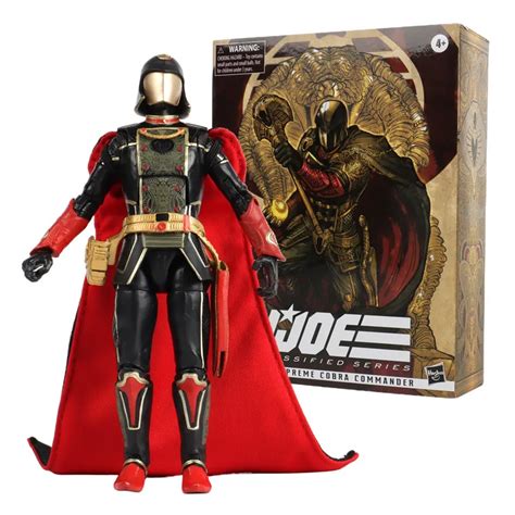 15cm G I Joe Classified Series Figurine Snake Supreme Cobra Commander