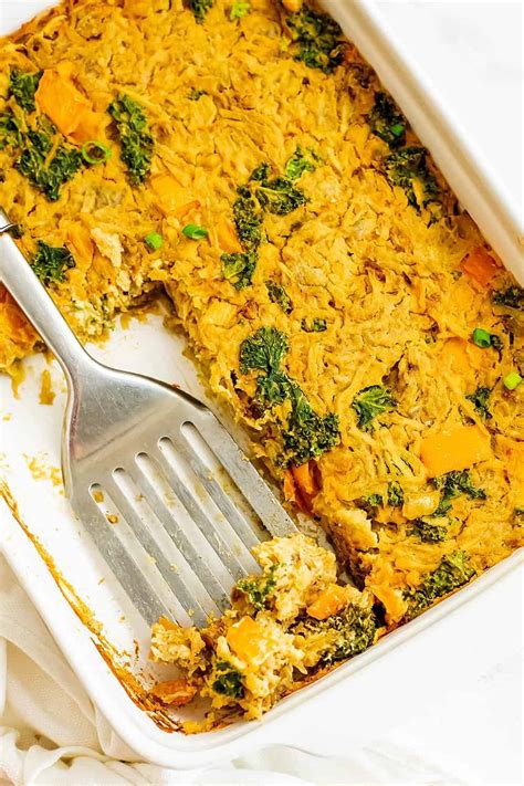 Vegan Hash Brown Casserole Easy Breakfast Or Brunch Bites Of Wellness