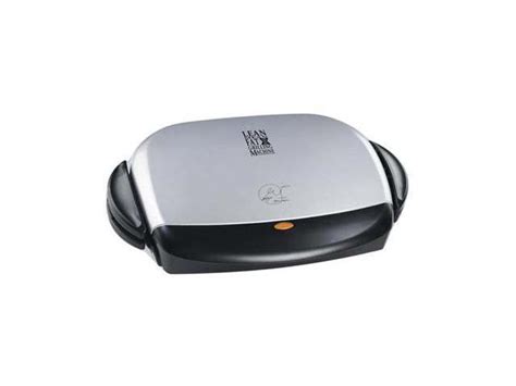 George Foreman Grp4p Silver Next Grilleration 4 Burger Grill