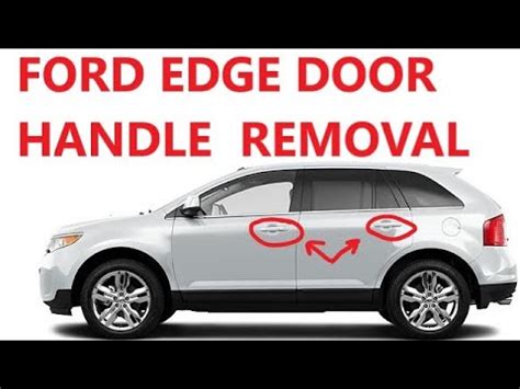 HOW TO REMOVE DOOR HANDLE ON 11 14 FORD EDGE 2011 2012 2013 2014 2015