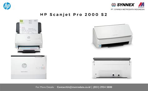 Hp Scanjet Pro 2000 S2 Scan Semua Dokumen Dengan Cepat Pilihan Bisnis Tepat Synnex