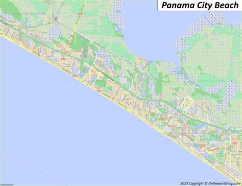 Panama City Beach Map | Florida, U.S. | Discover Panama City Beach with Detailed Maps