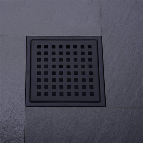 Orhemus Square Shower Floor Drain With Removable Cover Grid Grate