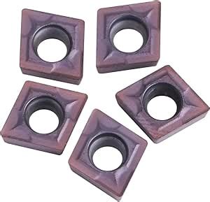 Coffret De Pcs Lames Inserts Rotatifs Cnc Cutters Forme Losange En