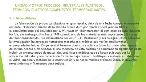 Procesos De Fabricacin Unidad Y Unidad