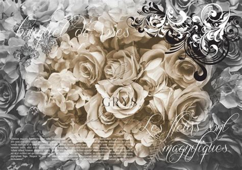 GRYS Textured Decoupage Paper Beige Rose Redesigns