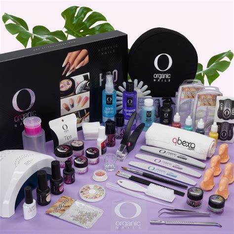 Kit Uñas Qbexa Prokit Organic Nails Lámpara Uvled Point Gel en venta