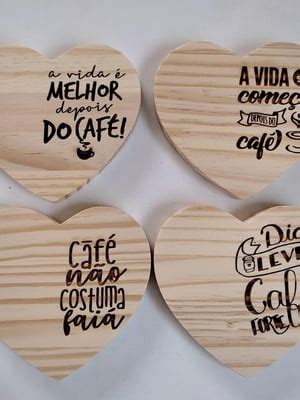 6 Porta Copos Vinho Chopp Personalizado Em Pinus 9 X 1 5cm