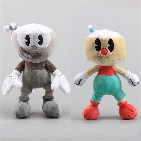 Buy 25cm Game Cuphead Plush Toy Cartoon Puphead Plushie Toys Soft