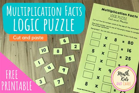 Multiplication Table Puzzle