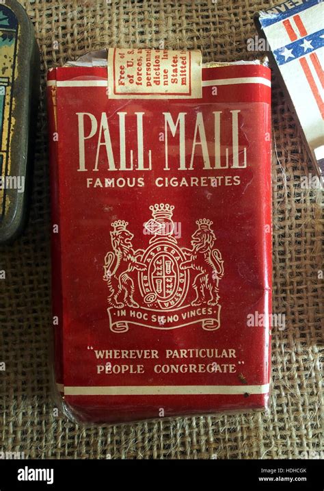 Paquet De Cigarettes Pall Mall Banque De Photographies Et D’images à Haute Résolution Alamy