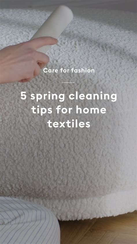 5 Spring Cleaning Tips For Home Textiles Spring Cleaning Hacks House