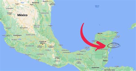 Map Of Quintana Roo Mexico - Shari Demetria