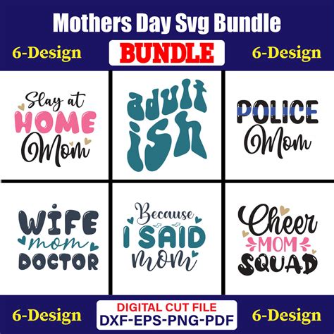 Mothers Day Svg Bundle Mom Life Svg Mama Svg Funny Mom Svg Blessed Mama Svg Mom Of Boys