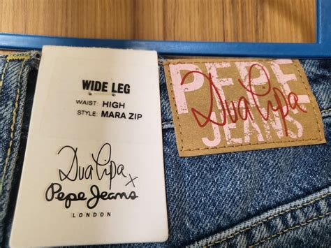 Dua Lipa X Pepe Jeans Mara Zip S Stone Jeans M Wide Leg Women S