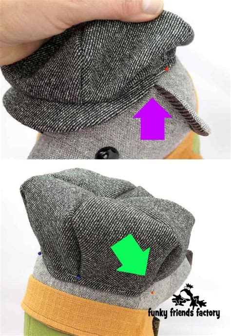 How To Sew A Flat Cap For A Teddy Bear Funky Friends Factory