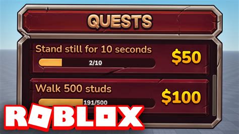 How To Make Daily Quests In Roblox Youtube