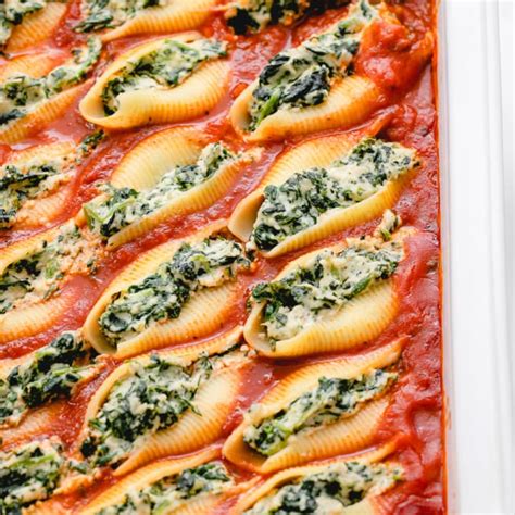 Spinach Ricotta Vegan Stuffed Shells The Simple Veganista