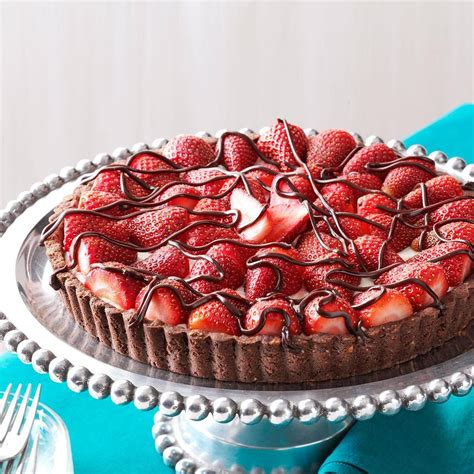 Chocolate Strawberry Cream Cheese Tart Recipe How To Make It