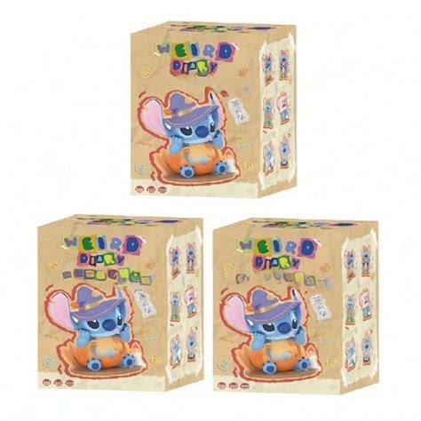 Disney Losowe 1Pc Stitch Zabawna seria pamiętników Pudełko niewidome