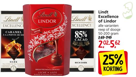 Lindt Chocolade Folder Aanbieding Bij Jan Linders Details