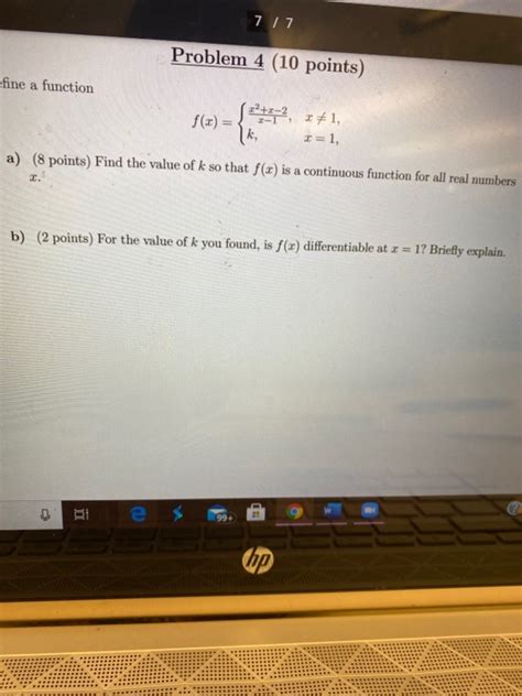 Solved 717 Problem 4 10 Points Efine A Function 24372