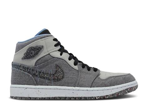 AIR JORDAN 1 MID CRATER GREY UNIVERSITY BLUE Level Up