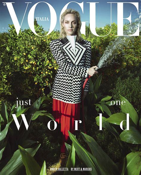 Amber Valletta Covers Vogue Italia March 2019 By Mert And Marcus