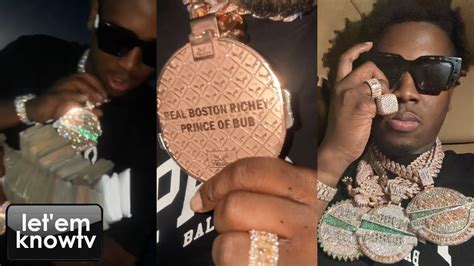 Real Boston Richey Just Dropped K On A New Custom Chain From Haimov