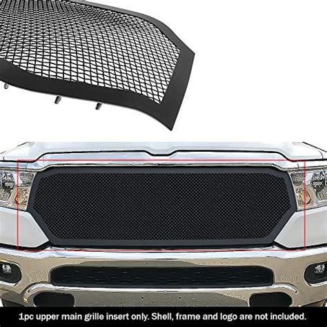 Aps Premium Stainless Steel Black Mesh Grille Grill Insert Compatible With Ram 1500