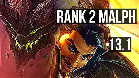 MALPHITE Vs AKSHAN TOP Rank 2 Malph 4 1 4 Rank 22 KR