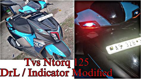 Tvs Ntorq Drl Modified Tvs Ntorq Indicator Modified Eye