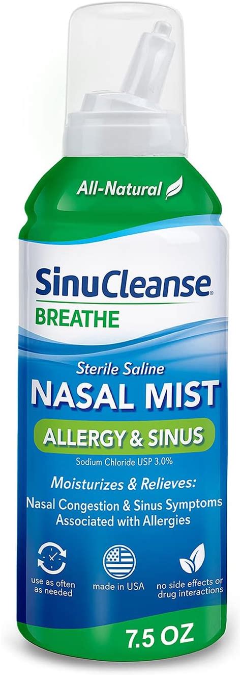 SinuCleanse Allergy & Sinus Sterile Saline Nasal Nepal | Ubuy