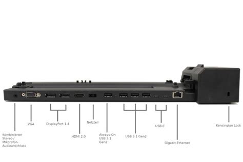 Lenovo Thinkpad Ultra Docking Station 40aj Dock Usb C T480 T490 P52s