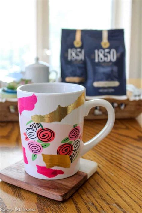 How To Make A Bold Diy Tissue Paper Mug Average But Inspired